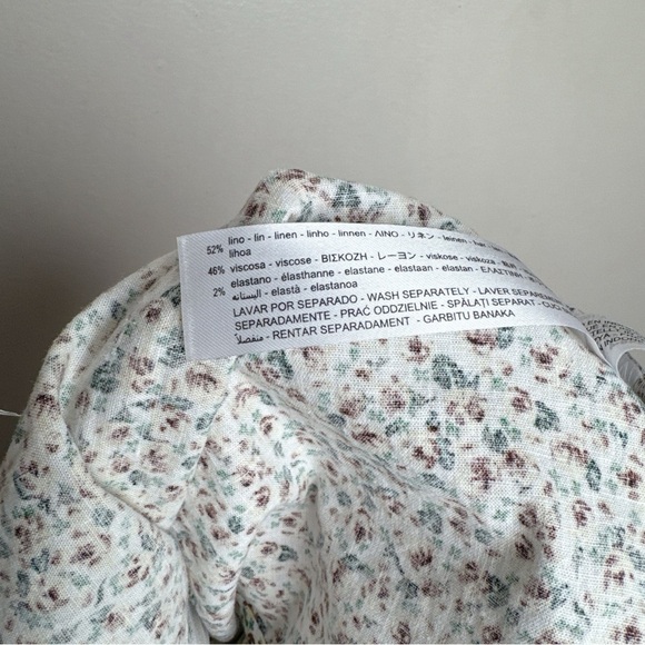 Zara Womens Xsmall Floral Ditsy Skort - Picture 8 of 11